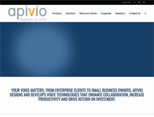 Tablet Screenshot of apivio.com